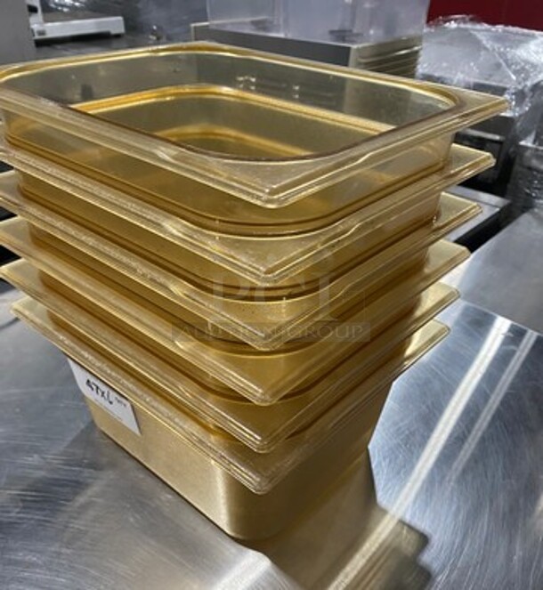 Rubbermaid Poly Half Size Food Containers! 4x Your Bid - Image 2 of 8