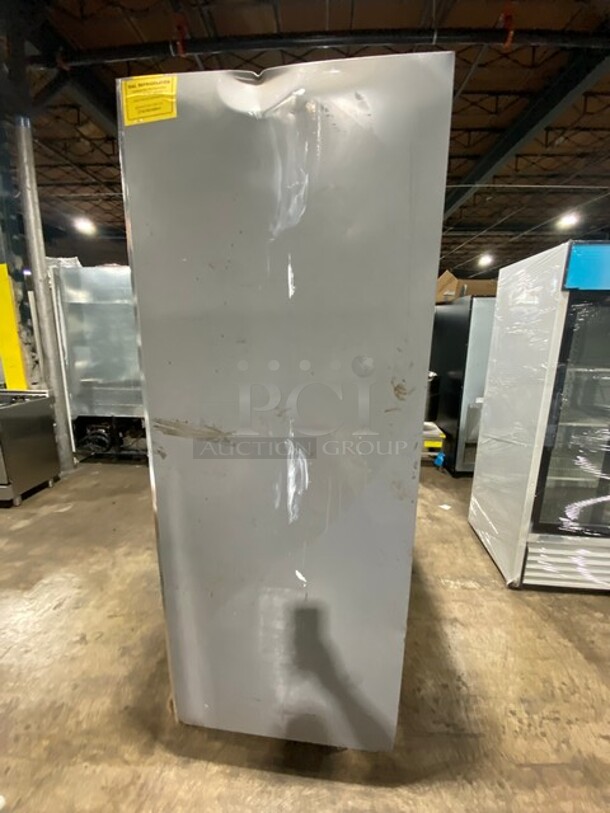 Custom Cool Commercial 4 Door Reach In Cooler Merchandiser! With View Through Doors! Poly Coated Racks! Model: LD96 SN: 3002492 115V  - Image 3 of 8