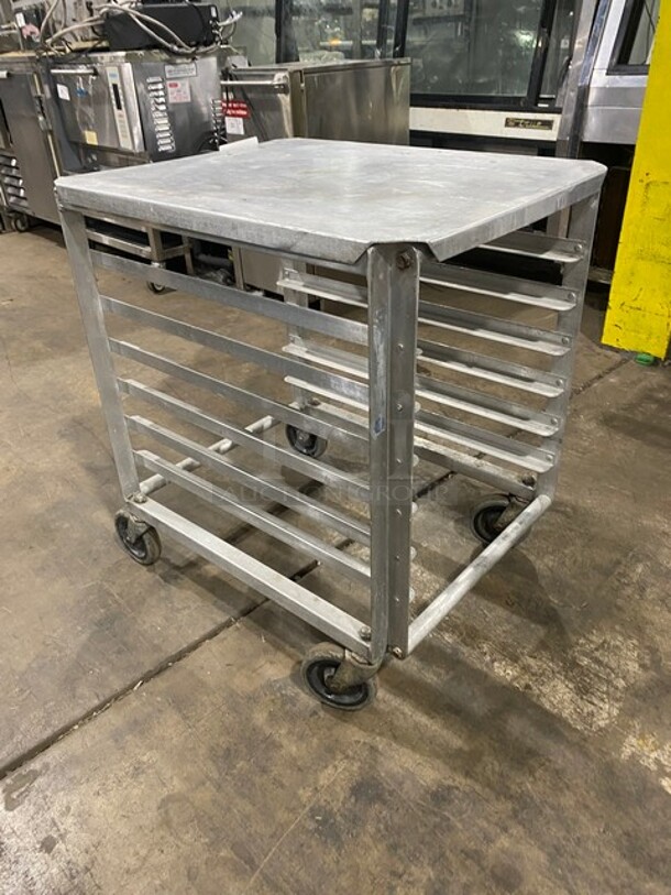 Commercial Undercounter 6 Pan Transport Rack! On Casters!  - Image 3 of 6