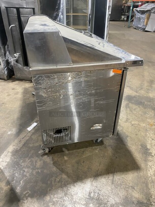 Turbo Air Commercial Refrigerated Mega Top Sandwich Prep Table! With 2 Door Storage Space Underneath! All Stainless Steel! On Casters! Model: MST6024 SN: KMM6TB7391 115V - Image 3 of 9