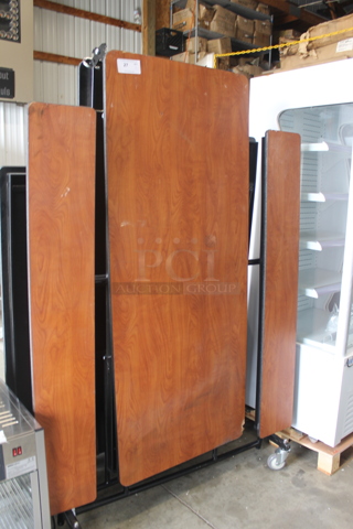 BRAND NEW SCRATCH AND DENT! National Public Seating MTFB12 12 Foot Mobile Cafeteria Table with MDF Core.