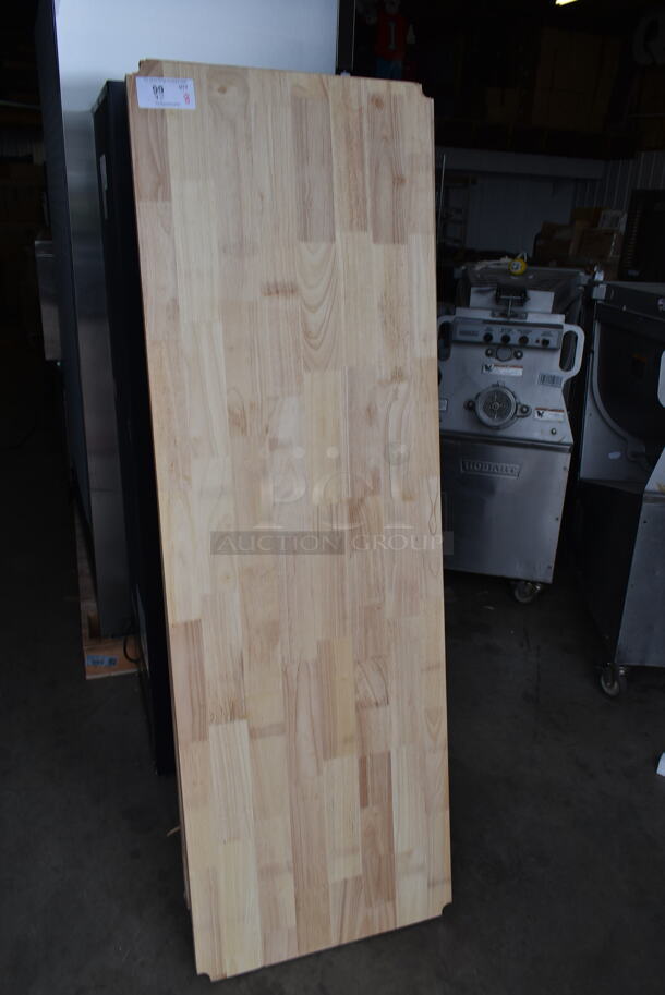 8 Wooden Butcher Block Under Shelves. 8 Times Your Bid!  - Image 2 of 4