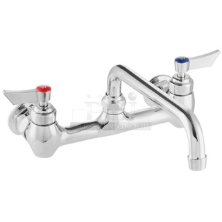 BRAND NEW SCRATCH AND DENT! Waterloo 750FW810 Wall-Mounted Faucet with 8" Centers and 10" Swing Spout