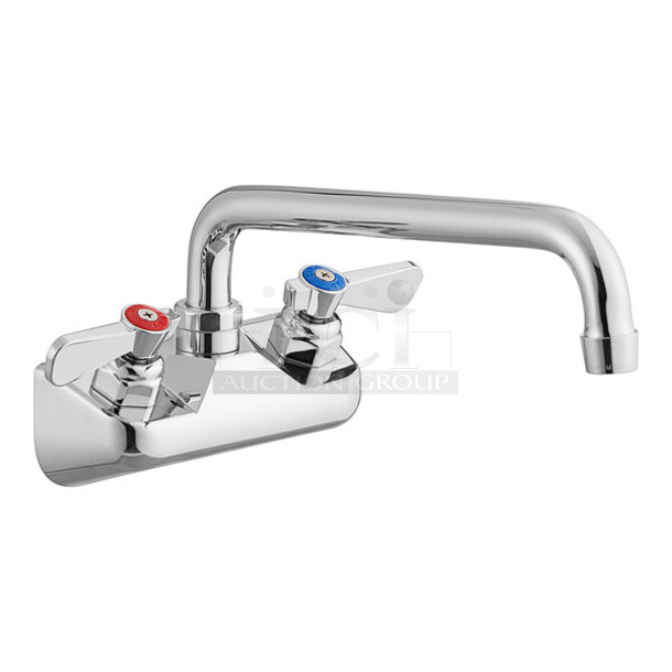 BRAND NEW SCRATCH AND DENT! Regency 600FW410 Wall Mount Faucet with 10" Swing Spout and 4" Centers - Image 1 of 2