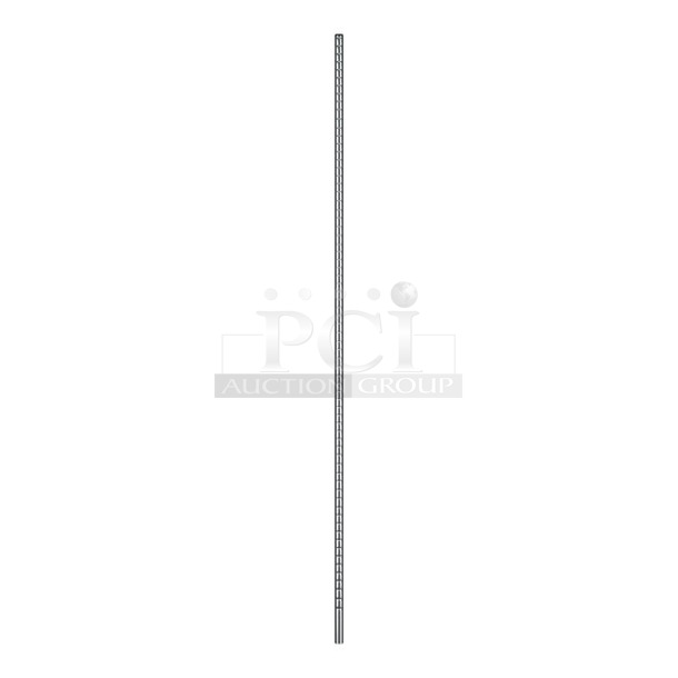 3 Boxes of 4 BRAND NEW SCRATCH AND DENT! Regency 460ECPC74 74" NSF Chrome Mobile Shelving Post. 3 Times Your Bid! - Image 1 of 3