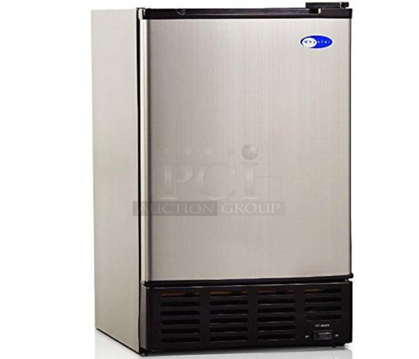 BRAND NEW SCRATCH AND DENT! Whynter UIM-155 Stainless Steel 15" Built In Ice Maker Machine 12lb. 115 Volts, 1 Phase. Tested and Working! - Image 1 of 6