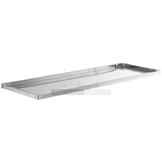 BRAND NEW SCRATCH AND DENT! Regency 600UT3072S Adjustable Stainless Steel Work Table Undershelf for 30" x 72" Tables - 18 Gauge. May Be Missing Pieces.