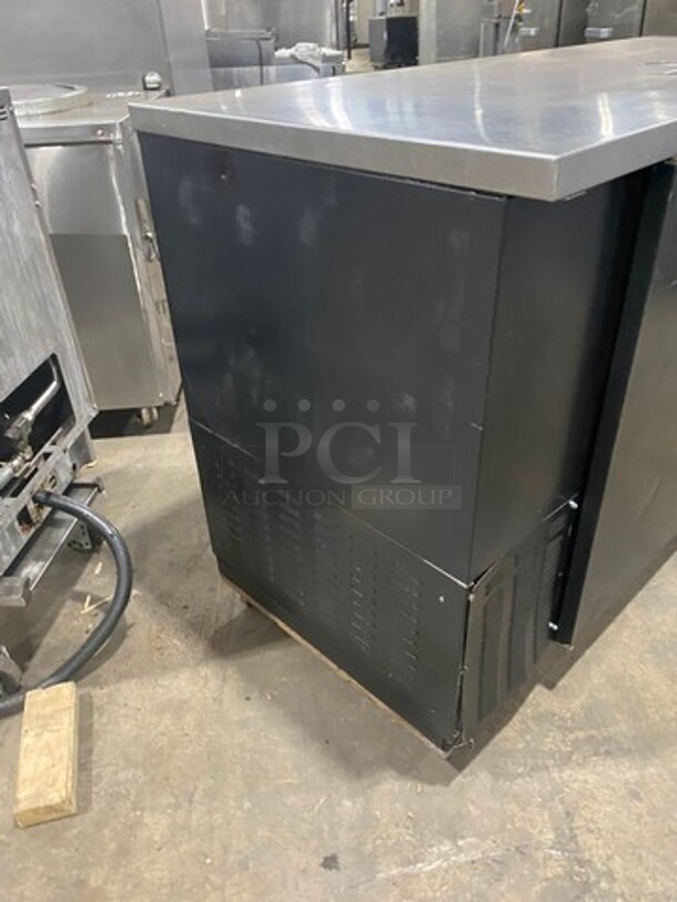 Micro Matic Commercial Refrigerated Dual Tower Kegerator! With 2 Door Storage Space Underneath! NO TOWERS! Model: MDD68 SN: 11100491M 115V 60HZ 1 Phase - Image 2 of 10