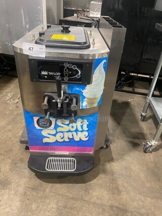 NICE! Taylor Crown Commercial Single Flavor Soft Serve Ice Cream Machine! All Stainless Steel! Model: C70933 SN: K8123747 208/230V 60HZ 3 Phase