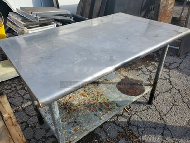 Stainless Steel Work Table. 