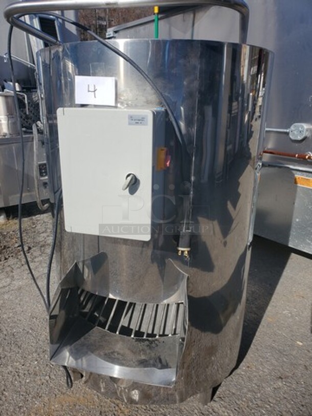 Commercial Electric Potato & Vegetable Peeler 30X30X47 - Image 3 of 10