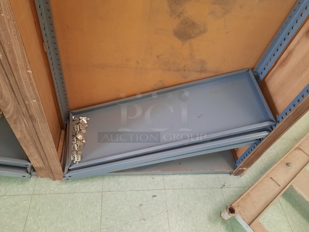 Wood and Metal Shelving Units. 2 Times Your Bid! (Main Building)  - Image 4 of 4