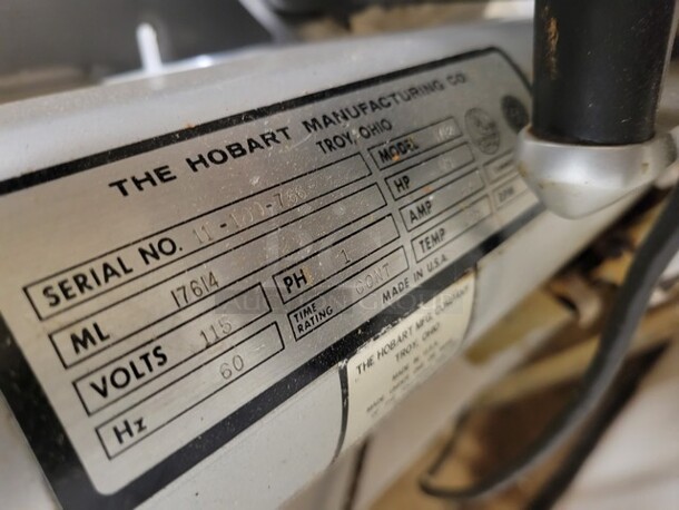 Hobart 1712 Commercial Automatic Deli Meat Slicer! - Image 4 of 5