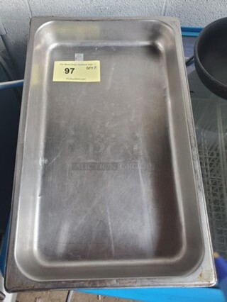 Stainless Steel Food Pan 21"x13" 2XBID