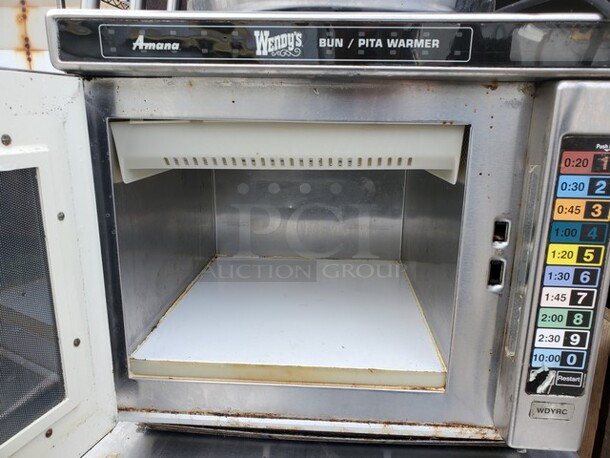 Amana  WDYRC 208/230V Commercial Microwave, Unknown condition!   - Image 5 of 6
