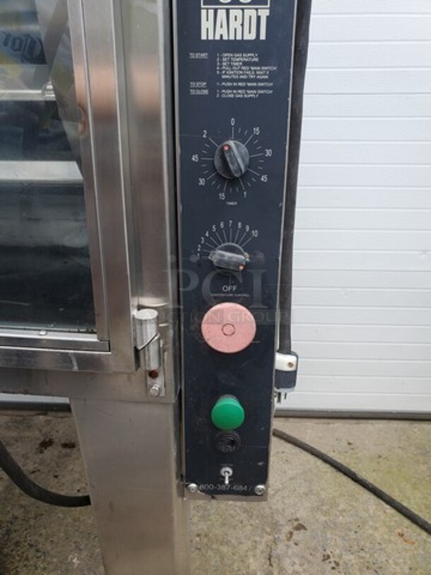 HARDT INFERNO NAT GAS COMMERCIAL ROTISSERIE OVEN|58"X38"X72"|Tested and Working! - Image 7 of 9