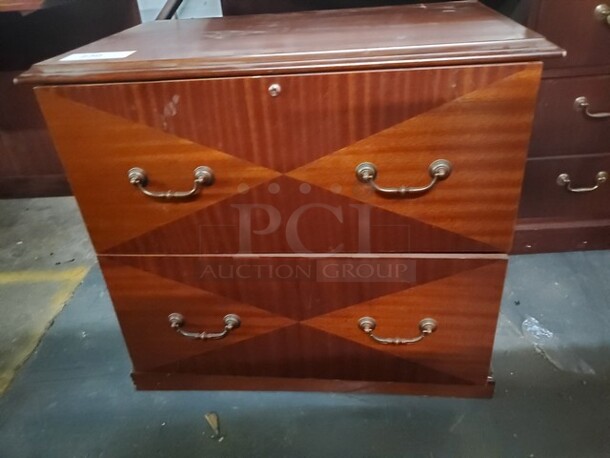 Solid Wood Cabinet 30X19X27 - Image 2 of 4