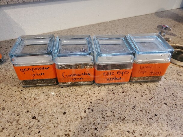Stackable Square Storage Jar, 1 qt., Glass Lid - Image 2 of 3