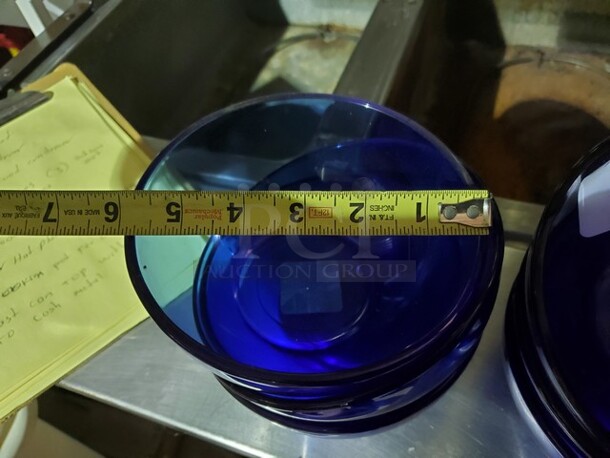 Lot of 6 Blue Bowls - Image 2 of 3