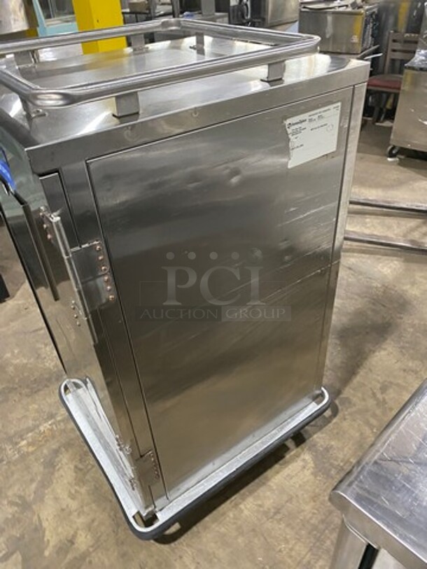 2013 Jones Zylon Commercial Single Door Dry Food Transport Cart! All Stainless Steel! On Casters! Model: ETCUA7 SN: 133831102 - Image 2 of 7