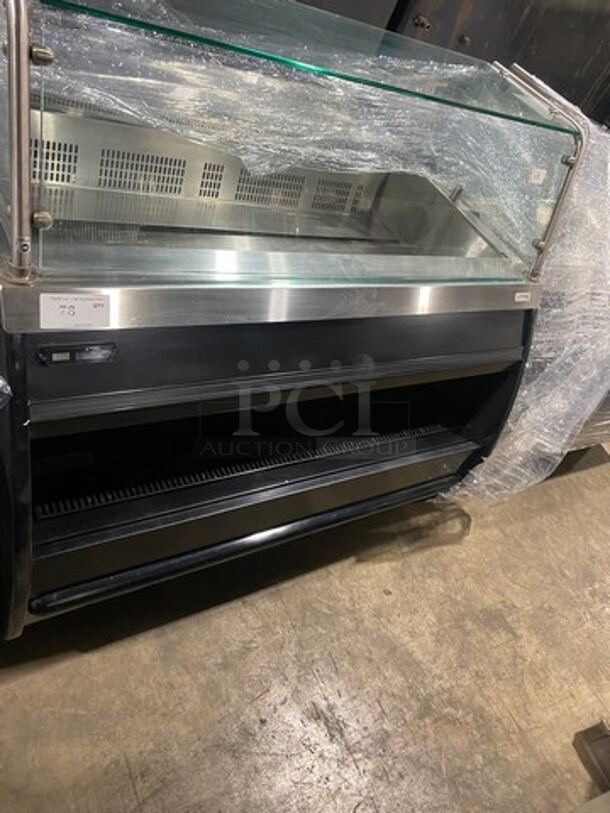 Structural Concepts Commercial Refrigerated Sandwich Prep Display Case! With Single Door And Drawer Storage Space! Stainless Steel! Body! Model: FSP4837R SN: 1039582JU322101 120V 60HZ 1 Phase