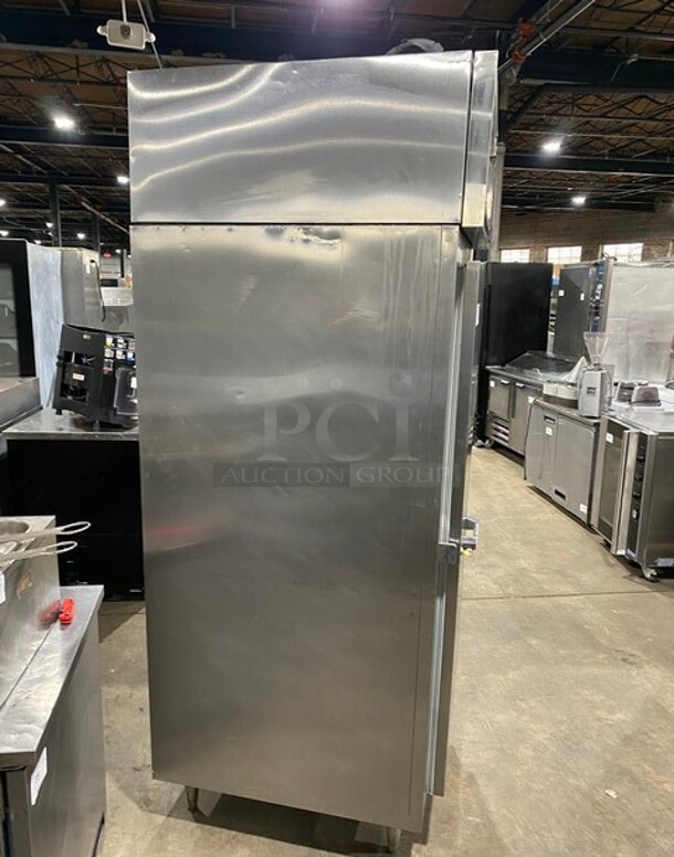 Victory Commercial Single Door Reach In Freezer! All Stainless Steel! On Legs!  - Image 2 of 8