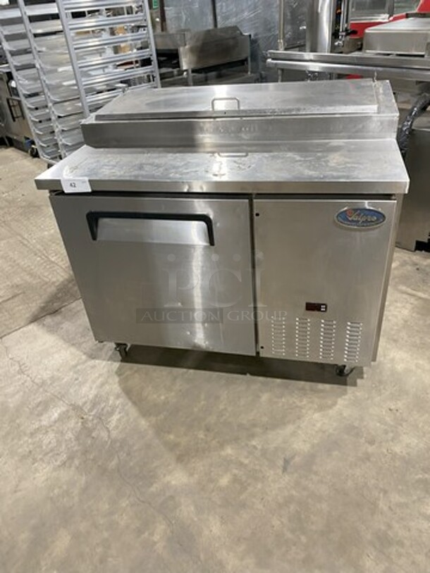 Valpro All Stainless Steel Refrigerated Pizza Prep Table! 