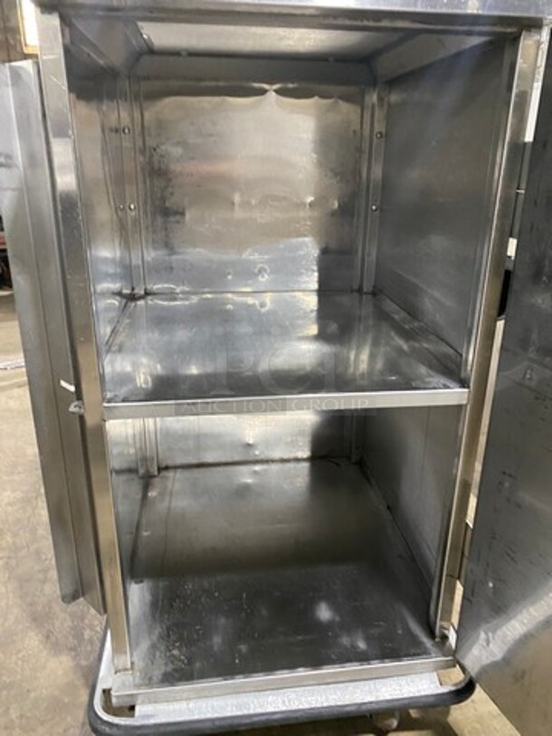 2013 Jones Zylon Commercial Single Door Dry Food Transport Cart! All Stainless Steel! On Casters! Model: ETCUA7 SN: 133831102 - Image 6 of 7
