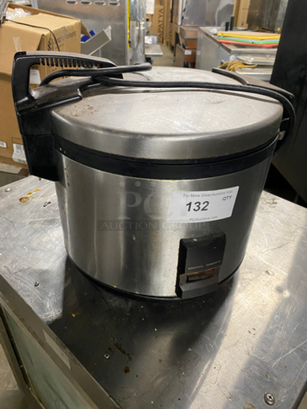 Commercial Countertop Rice Cooker! All Stainless Steel! Model: 37560R SN: A3651ET 120V 60HZ