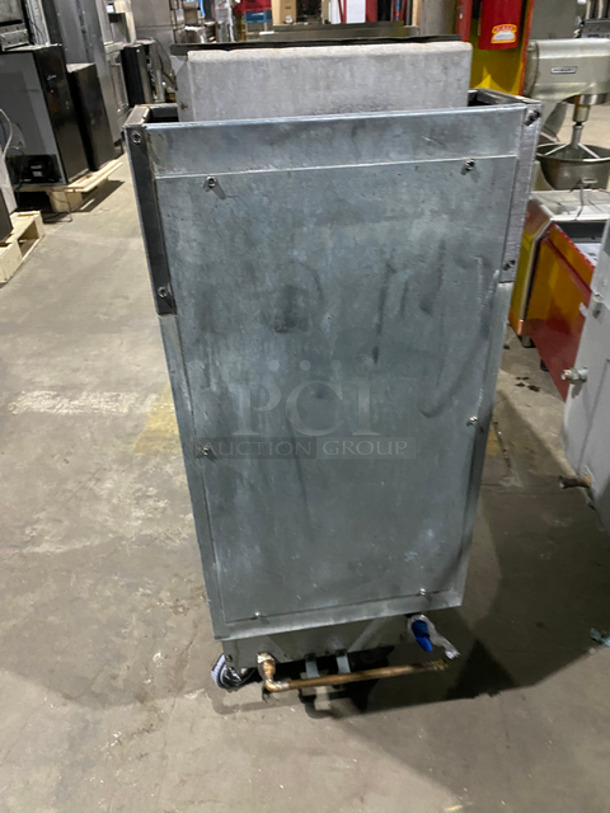 Imperial Commercial Natural Gas Powered Pasta Cooker! With Backsplash! With Frying Basket! All Stainless Steel! On Casters! - Image 4 of 8
