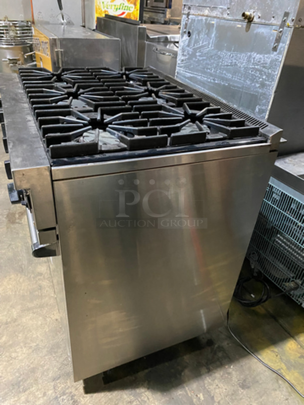 Viking Professional Gas Powered 6 Burner Stove! With Full Size Oven Underneath! With Metal Oven Racks! All Stainless Steel! - Image 3 of 10