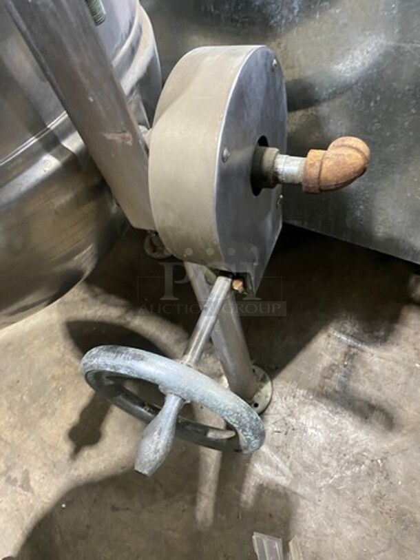 Groen Commercial Direct Steam Tilted Soup Kettle! All Stainless Steel! On Legs! - Image 6 of 8