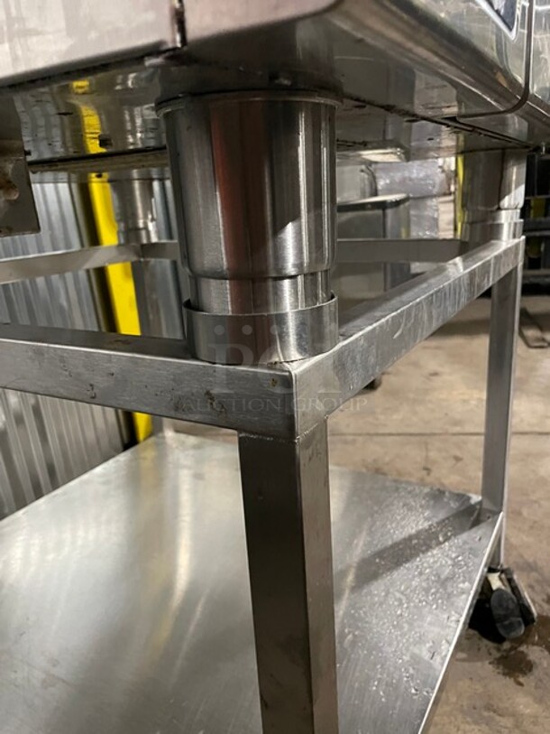 2016 Alto Shaam Stainless Steel Commercial Electric Powered Combi Convection Oven on Stand! MODEL CTP10-10E 208-240 Volts 3Ph - Image 11 of 12