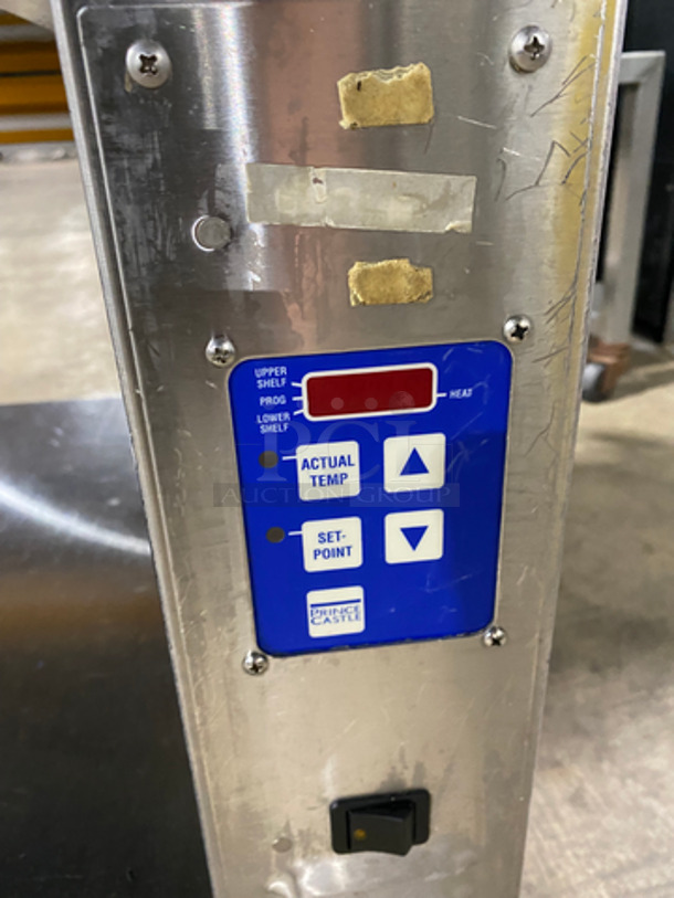 Prince Castle Commercial Electric Powered Food Warmer/ Dedicated Holding Bin! All Stainless Steel! Model: DHB3PT-44D SN: CD0059374 120/208/240V 60HZ - Image 7 of 9