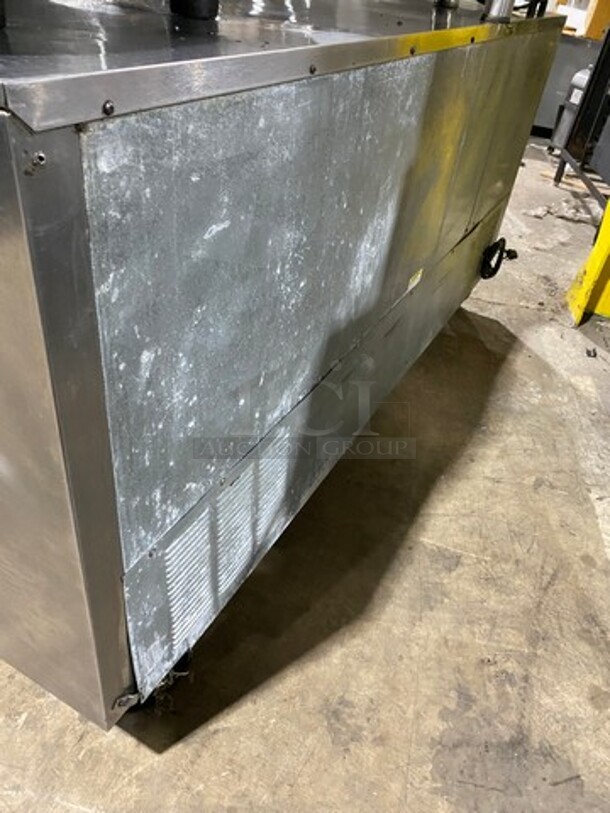 Beverage Air Commercial 3 Door Lowboy/ Worktop Cooler! Stainless Steel! On Casters! Model: UCR72A 115V 60HZ 1 Phase - Image 4 of 8