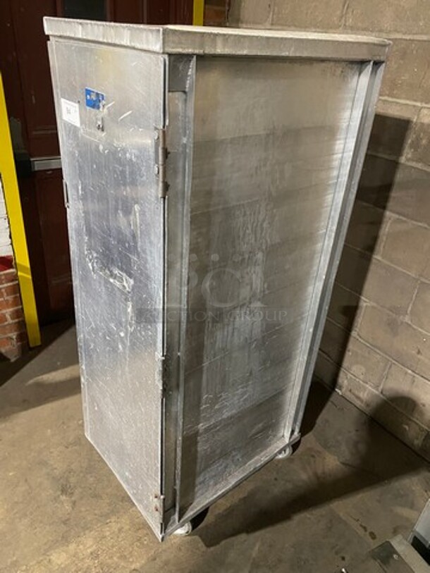 Crescor Metal Commercial Enclosed Pan Transport Rack! On Casters! - Image 2 of 6