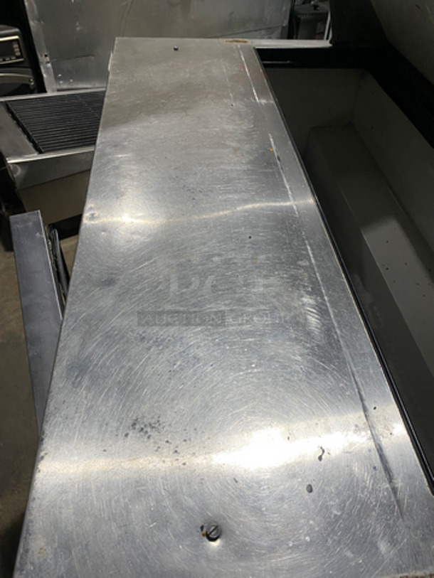 True Commercial Refrigerated Sandwich Prep Table! With 2 Door Storage Space Underneath! Poly Coated Racks! All Stainless! On Casters! Model: TSSU4812 SN: 4946429 115V 60HZ 1 Phase - Image 10 of 11