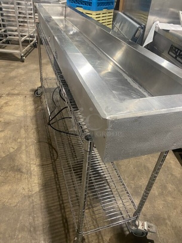Lern Commercial Drop In Cold Pan! Solid Stainless Steel! On Casters! Model: 620SC SN: 40348 115V - Image 4 of 10