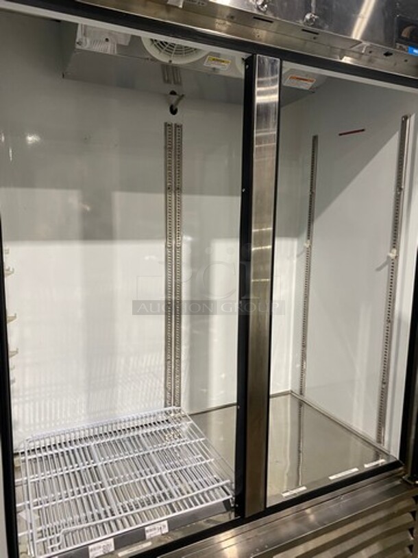 Beverage Air Commercial 2 Door Reach In Freezer! With Poly Coated Racks! All Stainless Steel! Model: KF481AS SN: 9027216 115V 60HZ 1 Phase - Image 5 of 10