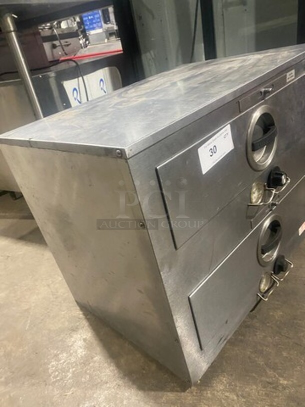 Commercial Countertop Electric Powered 2 Drawer Warmer! - Image 2 of 7