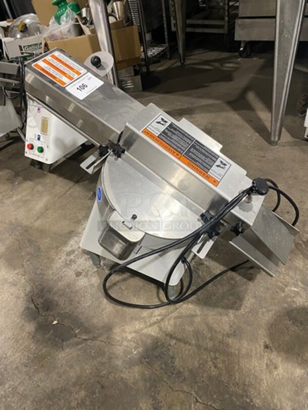 Oliver Commercial Countertop Bun/Bagel Cutter! Stainless Steel! On Small Legs! Model: 723 SN: 203802 115V 60HZ 1 Phase - Image 2 of 9