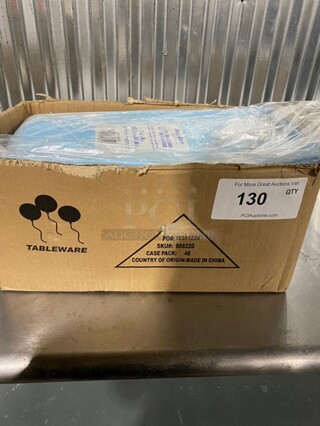 Crown Display! Light Blue Table Cloth!