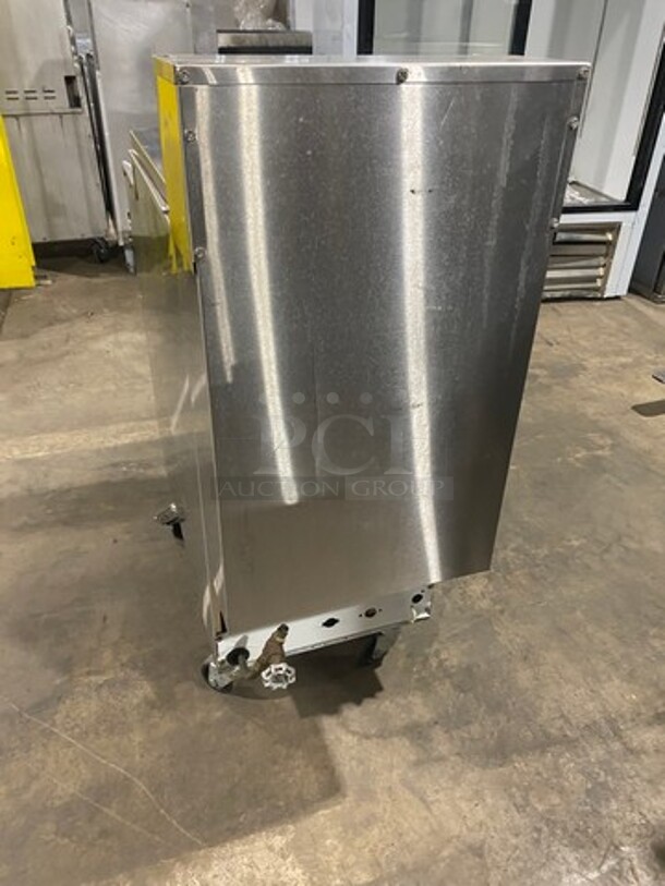 Pitco Frialator Commercial Electric Power Pasta Fryer Cooker! With Frying Basket! All Stainless Steel! On Casters! WORKING WHEN REMOVED! Model: RTE14HH SN: E04HB030104 208 60HZ 3 Phase - Image 3 of 9