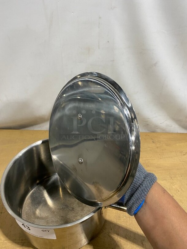 ABC Commercial Heavy Duty Stainless Steel Saucepan! With Lid! - Image 8 of 9