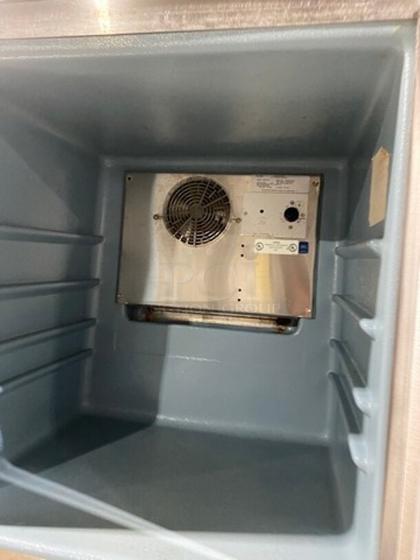 Delfield Commercial Single Door Lowboy/Worktop Cooler! All Stainless Steel! Model: 406CADD1 SN: 0506036101492T 115V 60HZ 1 Phase - Image 5 of 8