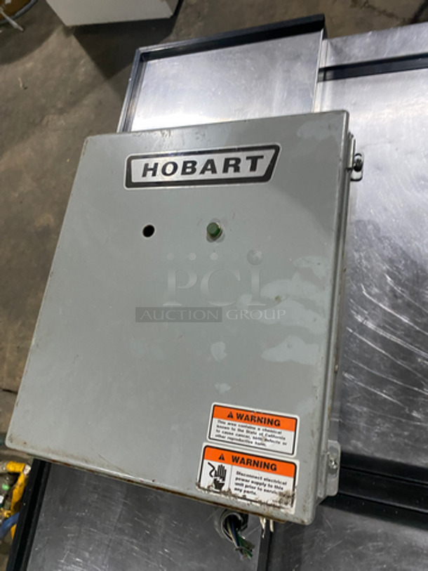 FAB! Hobart Commercial Pass-Through Heavy-Duty Dishwasher! All Stainless Steel! On Legs! Model: AM15 SN: 231099775 208/240V 60HZ 3 Phase - Image 9 of 9