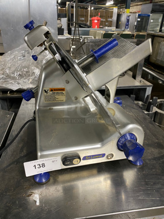 Globe Commercial Countertop Deli/ Meat Slicer! All Stainless Steel! Model: SCR12 SN: 800688 115V 60HZ 1 Phase