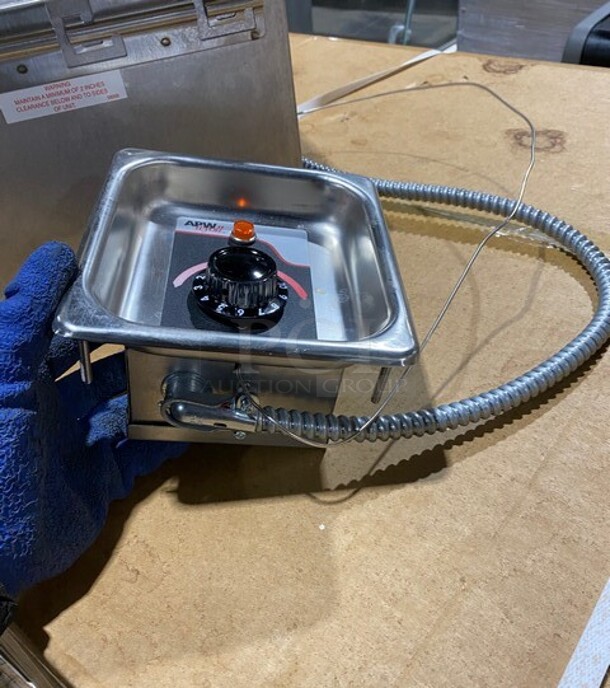NEW IN BOX! APW Wyott Electric Powered CounterTop Single Well Drop In Steam Table! Working! - Image 8 of 9