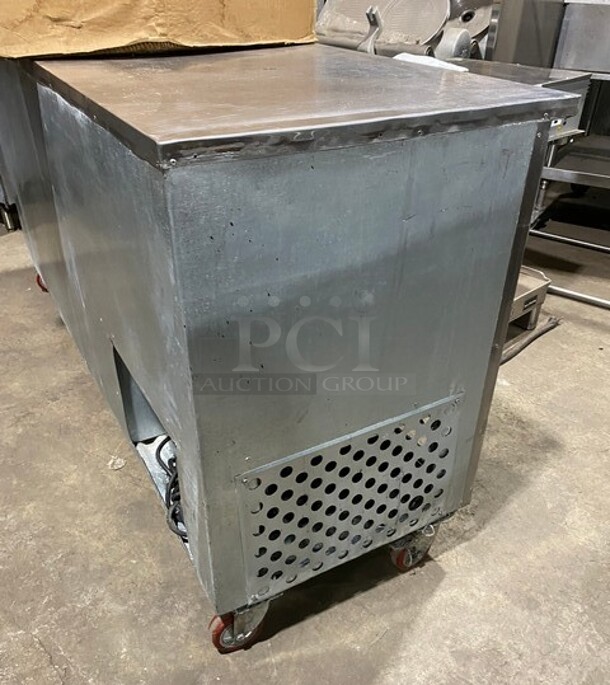 Leader 72 Inch 3 Door Refrigerated Lowboy Cooler! Model LB72S/C Serial PY11C2538! 115V 1 Phase! On Commercial Casters! - Image 2 of 8
