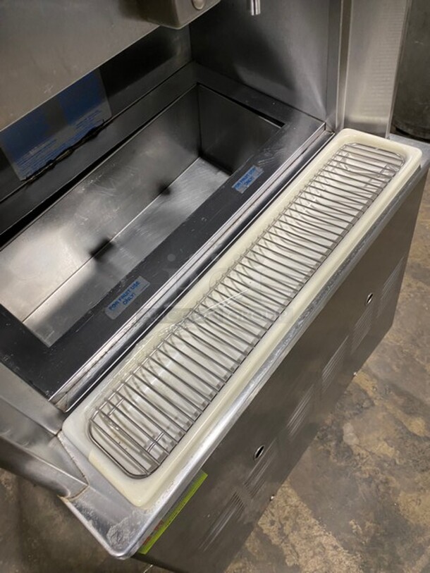 NICE! Taylor Commercial Floor Style 2 Flavor Frosty/Coolatta/Slushy Making Machine! With Milkshake Mixing Attachment! All Stainless Steel! Model 342D27 SN:K6106162 208-230V 1PH - Image 8 of 11
